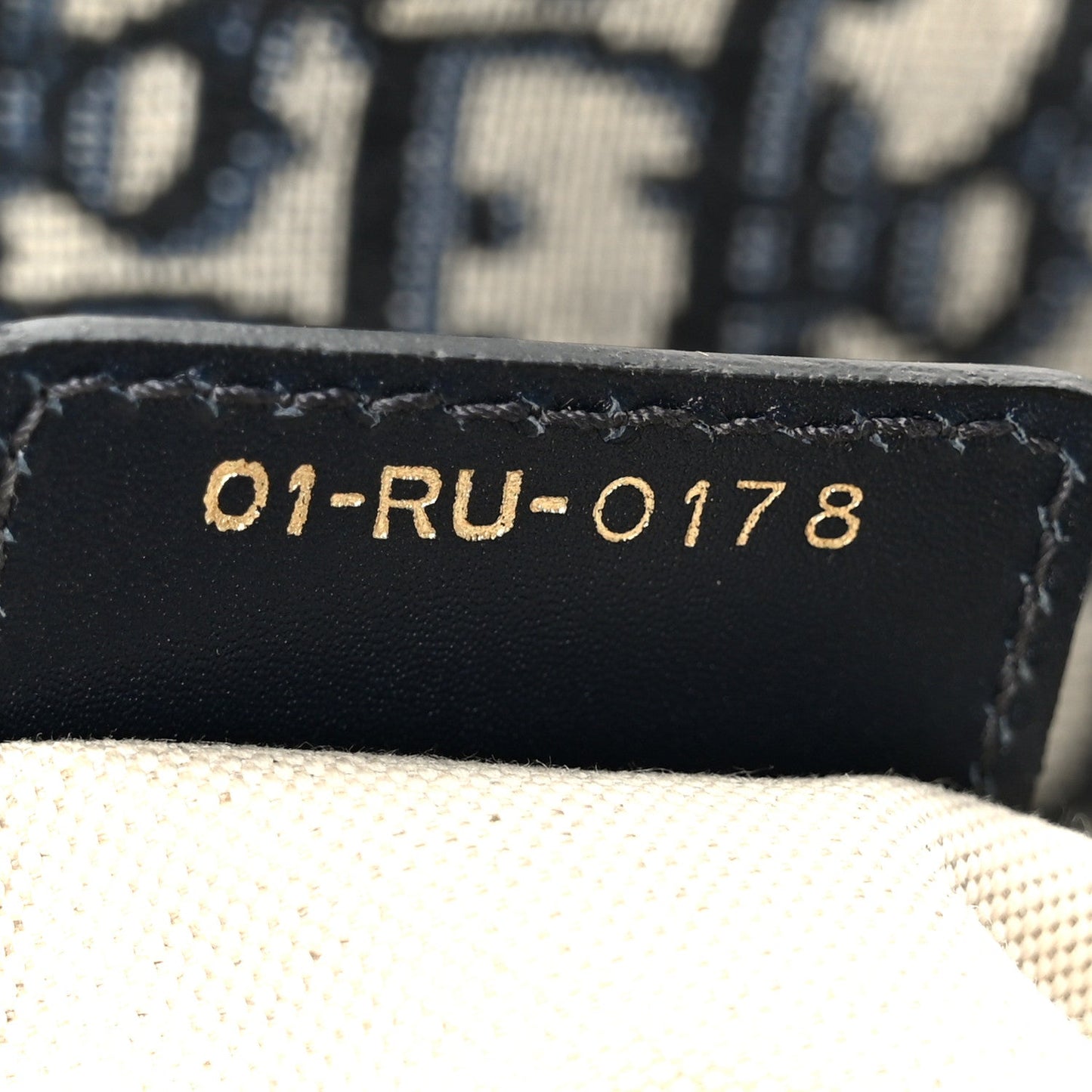 Oblique Saddle Bag Blue
