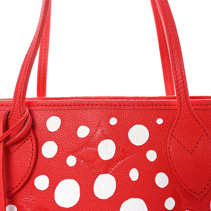 LV X YK Empreinte Infinity Dots Neverfull MM Rouge White