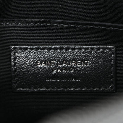 Calfskin Matelasse Monogram Monochrome Lou Camera Bag Black
