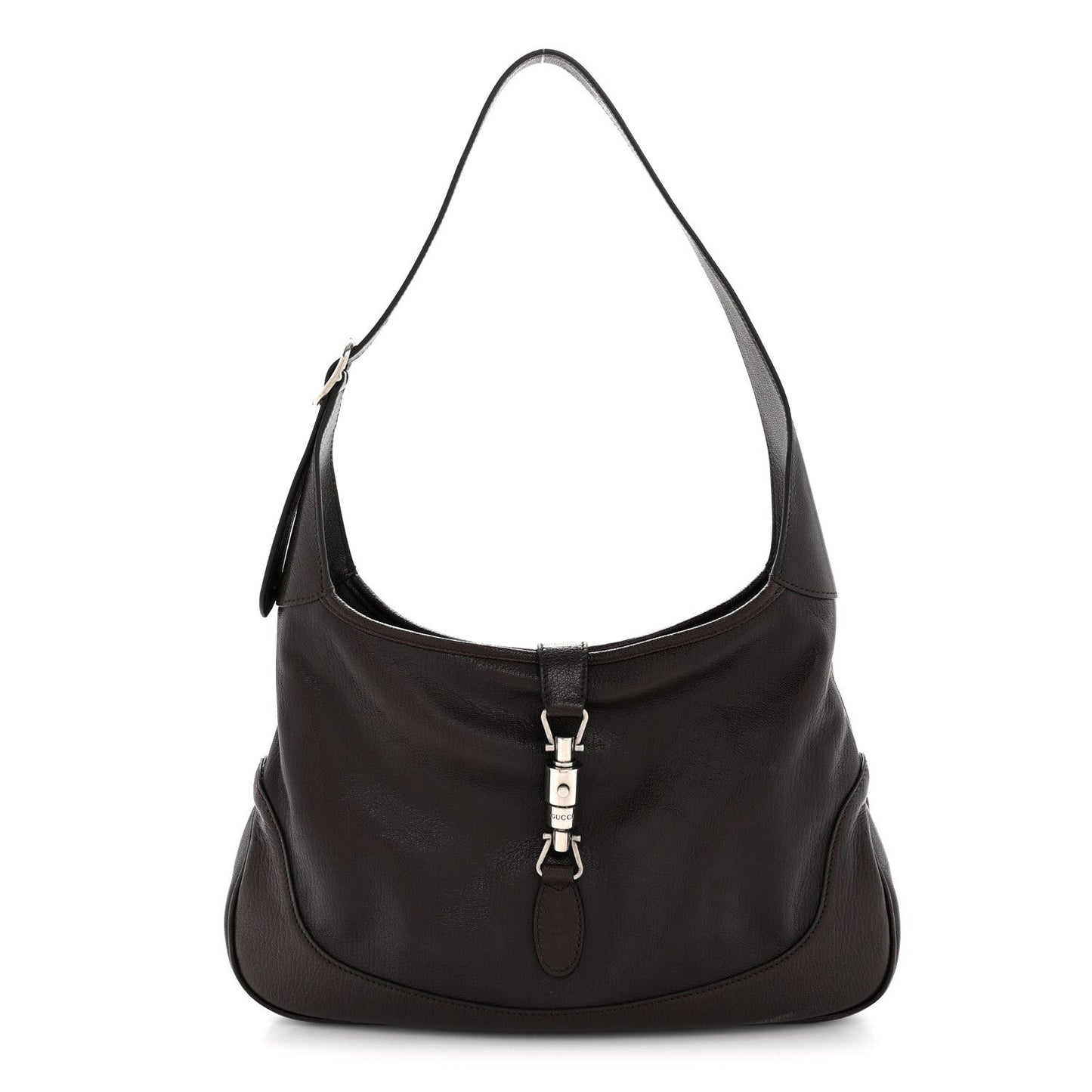 Goatskin Medium Jackie 1961 Hobo Dark Brown