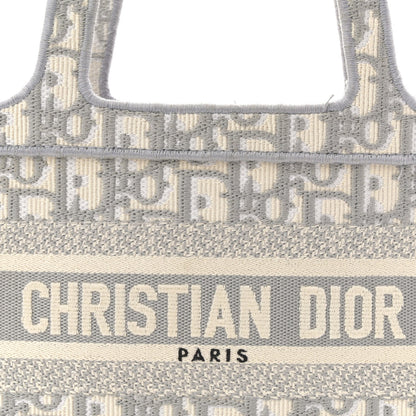 Oblique Mini Book Tote Grey Multicolor