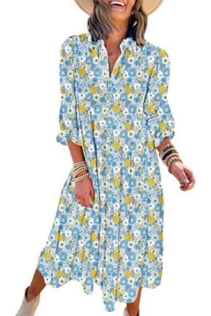 Vestido bohemio fluido
