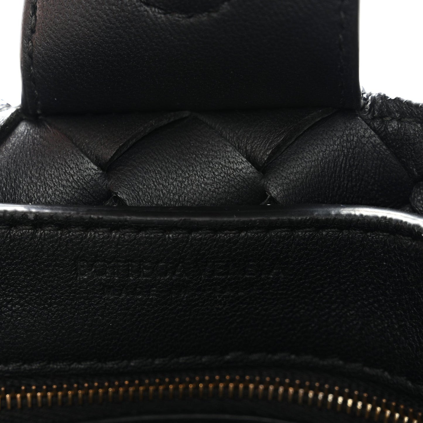 Nappa Intrecciato Small Andiamo Shoulder Bag Black