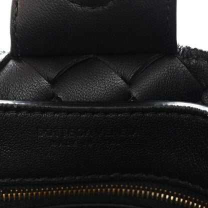 Nappa Intrecciato Small Andiamo Shoulder Bag Black