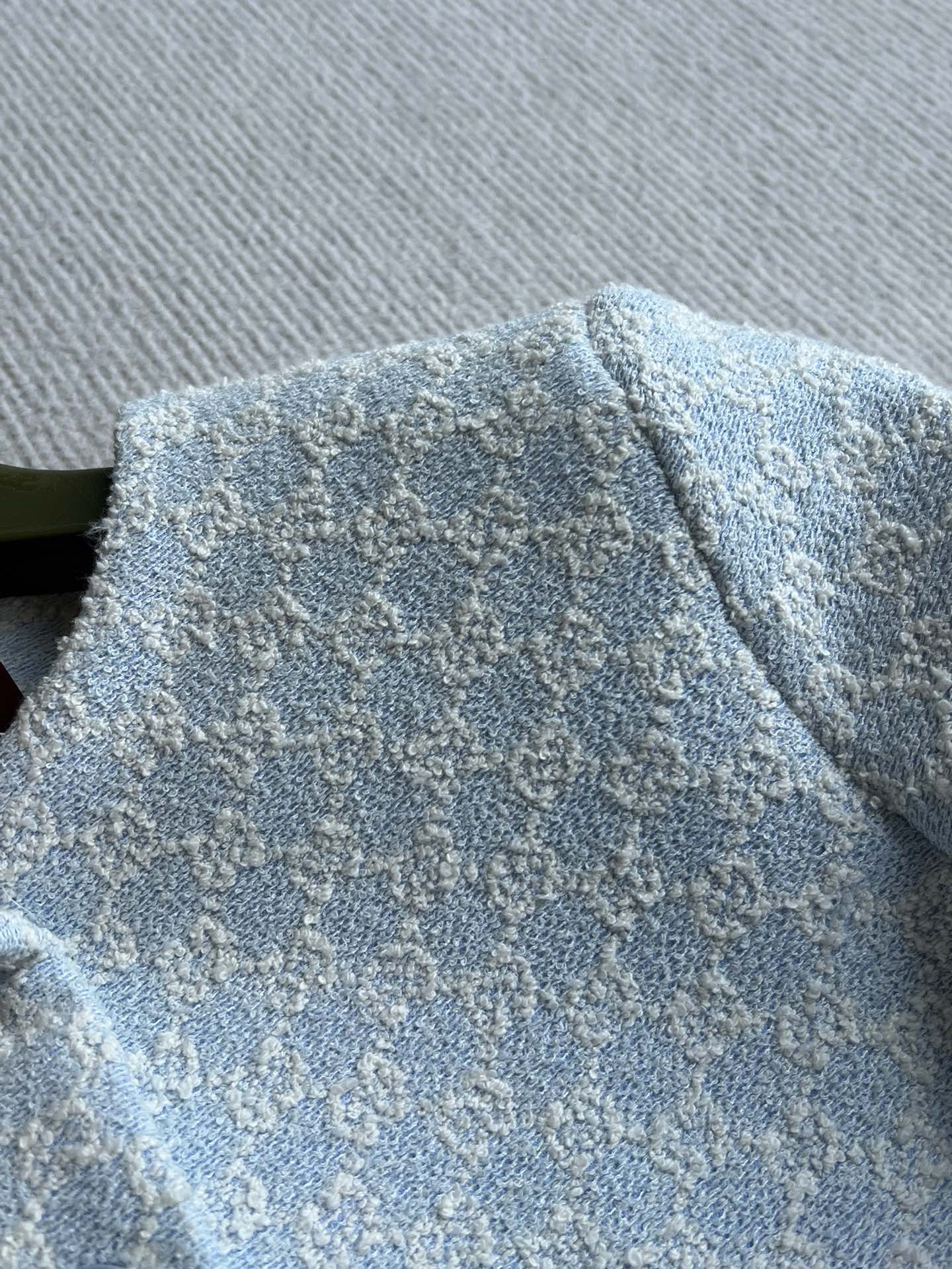 Gucci 2025 Jacket Blue Tweed Fabric 275732