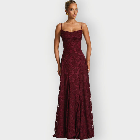 Camryn™ | Elegant Strapless Velvet Gown