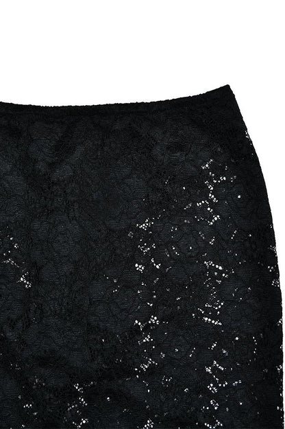 Gemma See-through Lace Set