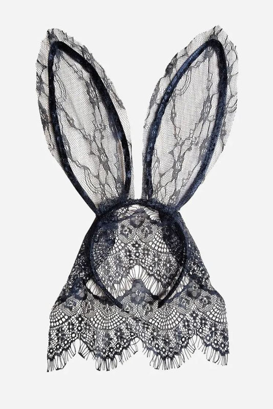 Diadema de encaje de conejita Bernice 