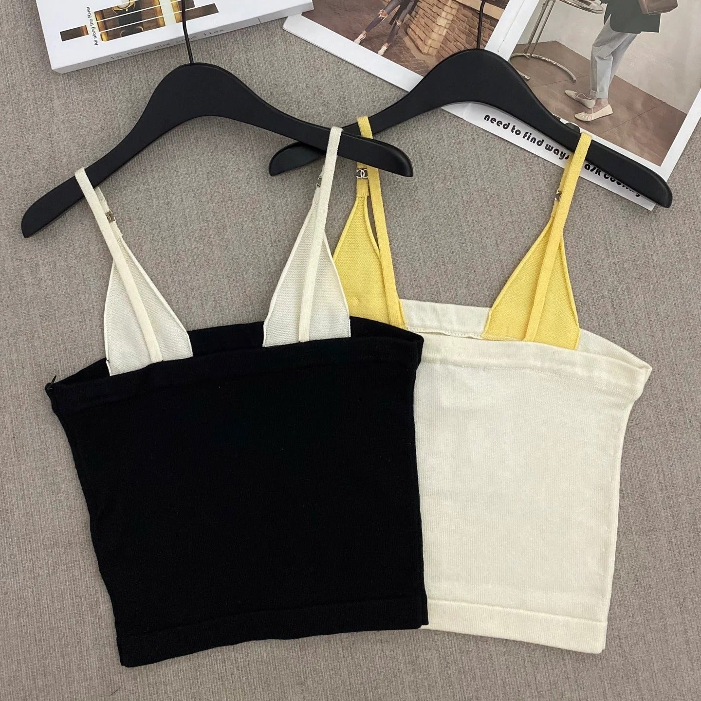 Chanel 2026 Strapless Camisole Wool Cashmere 170755