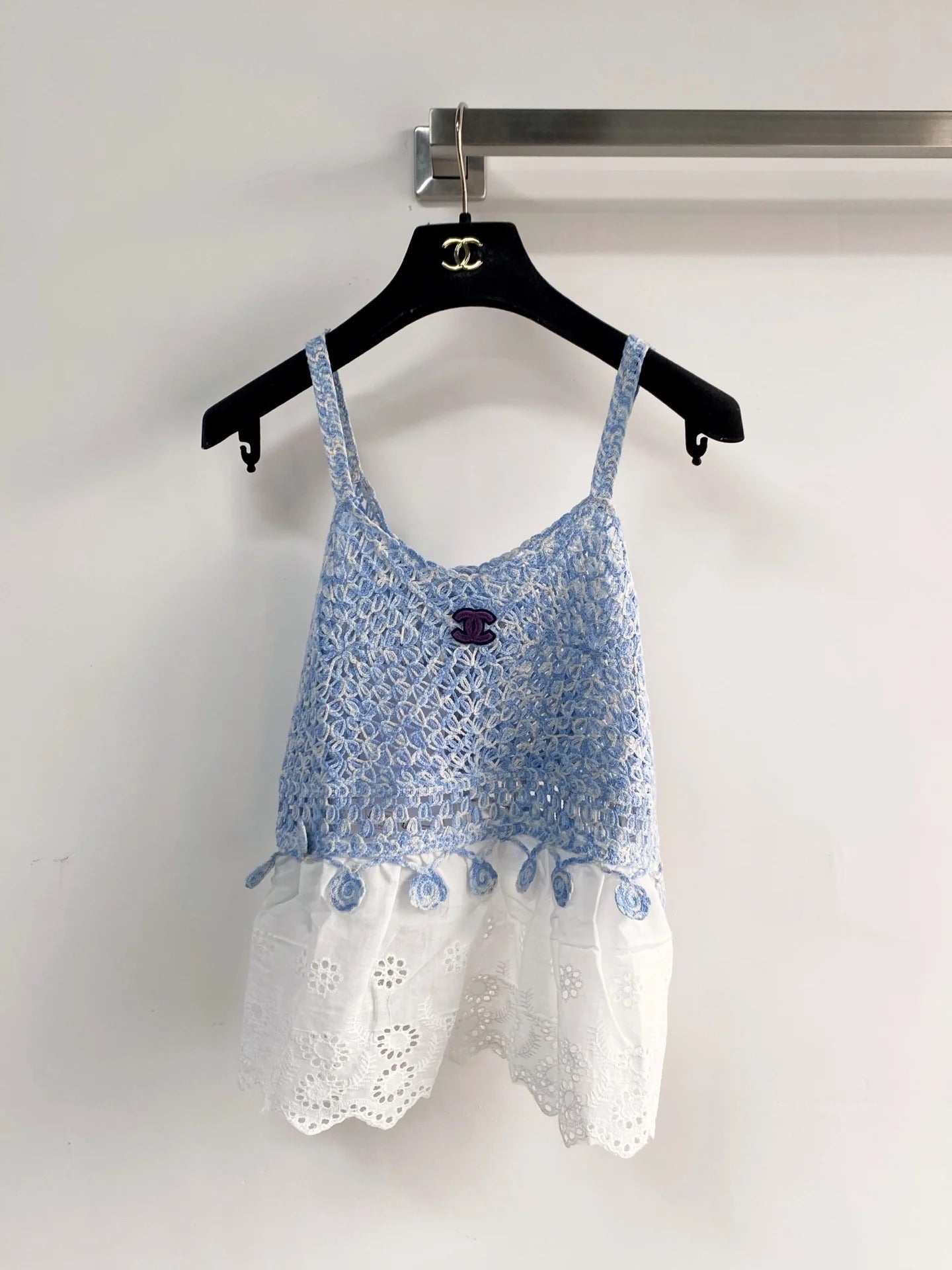 Chanel 2026 Camisole Brown Blue Red Wool Cashmere