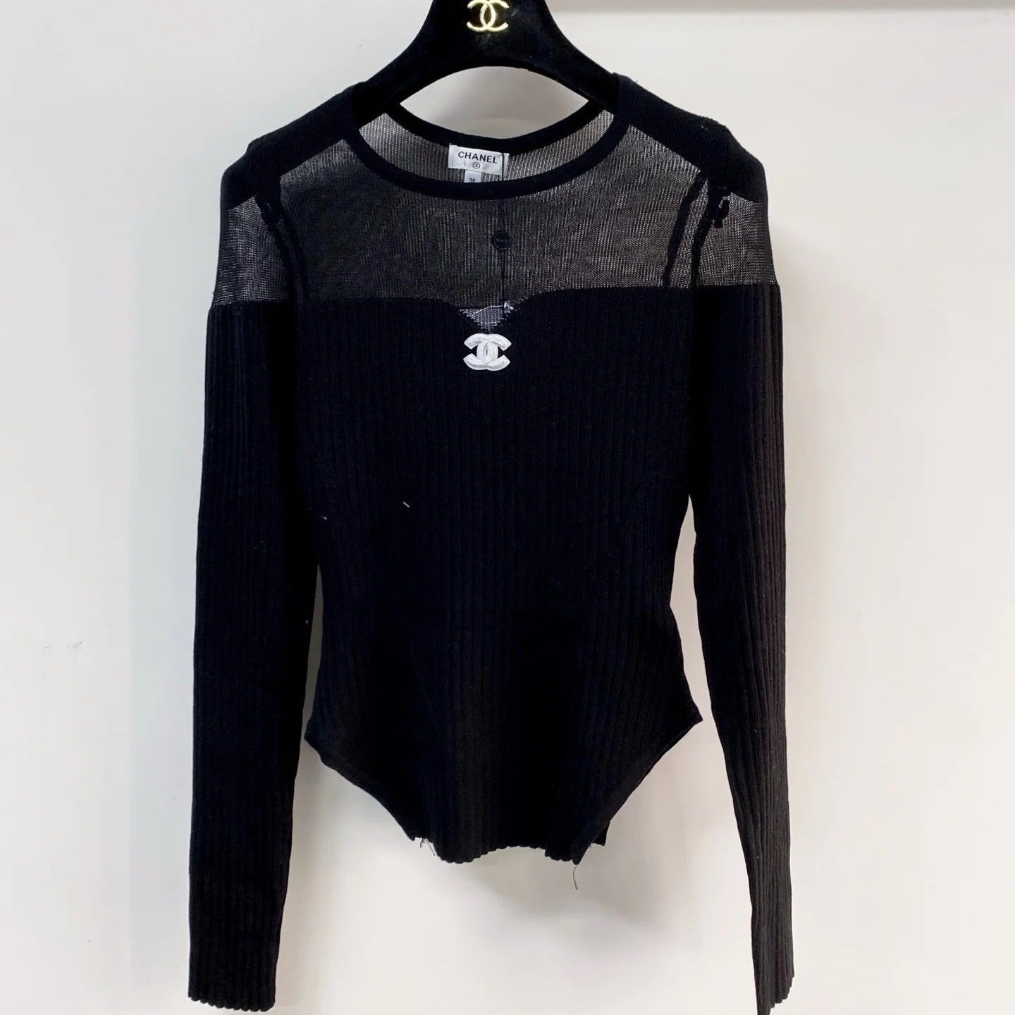 Chanel 2026 Long-Sleeve Top Wool 166733
