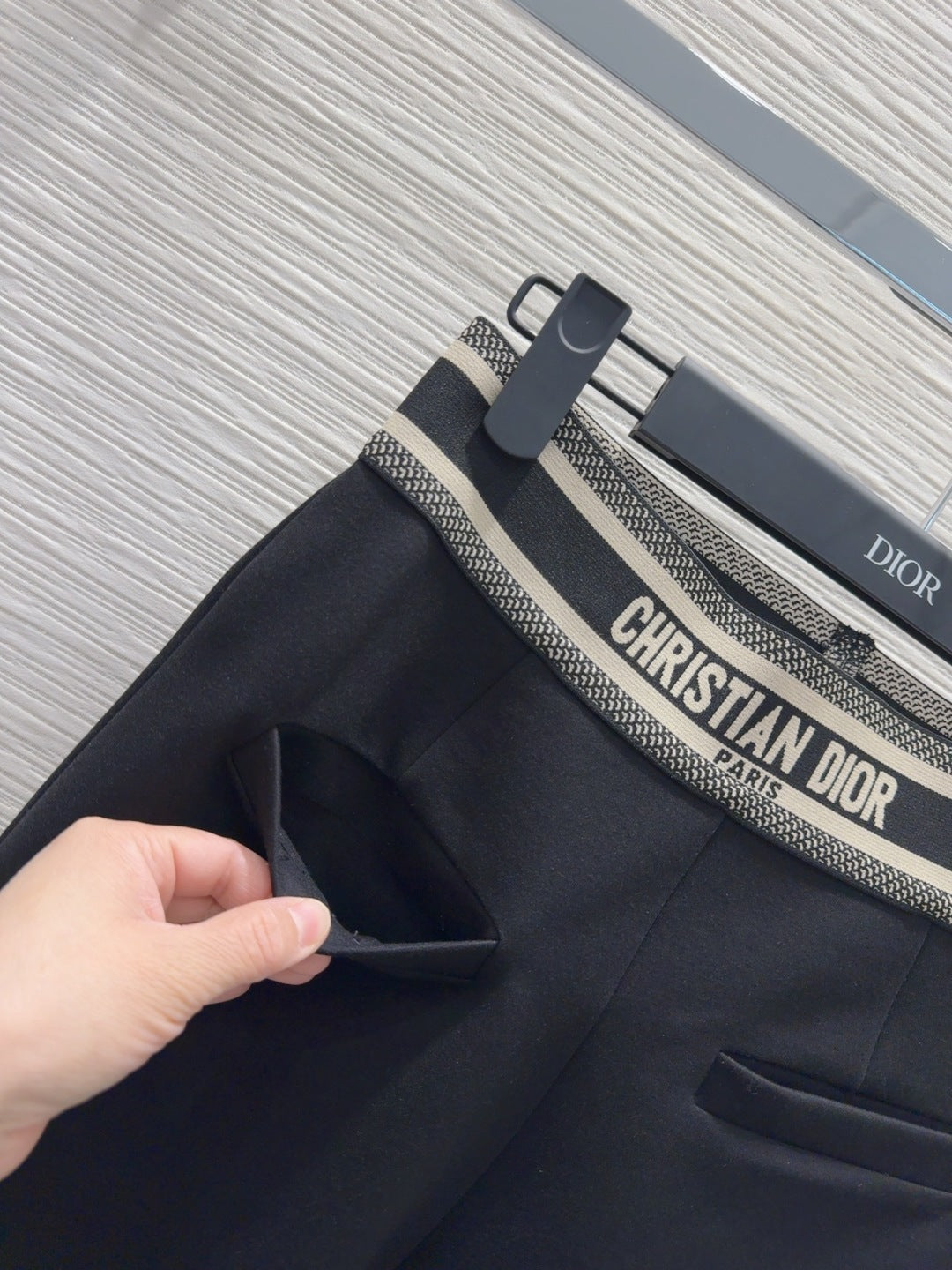 CD 25 Flared Pant Black Cotton
