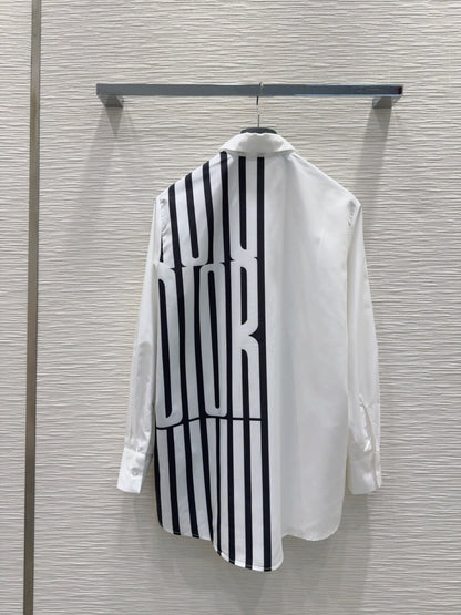 CD 25 Shirt Black White Polyester