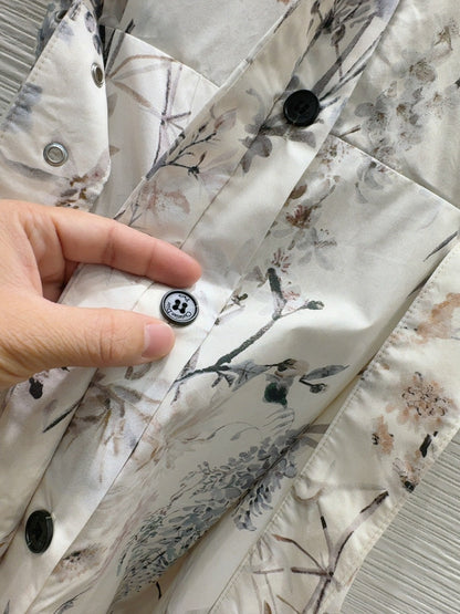 CD 25 Long Dress Multicolor Cotton