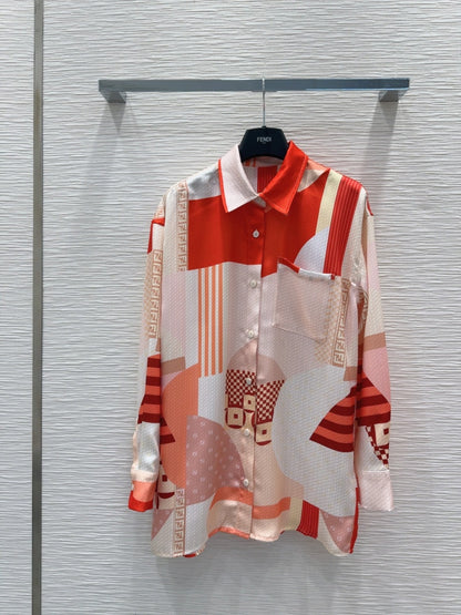 Fendi 25 Suit Red Polyester Fiber