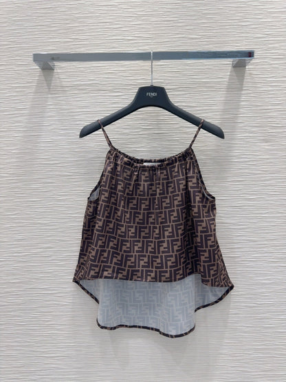 Fendi 25 Suit Brown Polyester Fiber