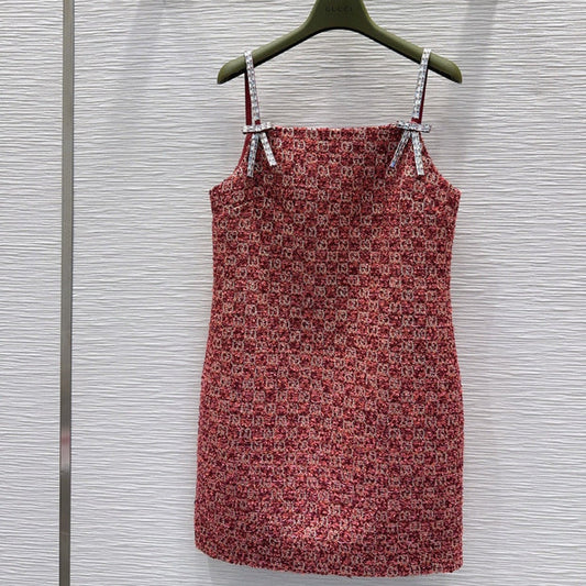 Gucci 2026 Slip Dress Red Polyester 133165