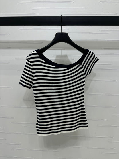 Prada 25 One-Shoulder Top Wool 233511
