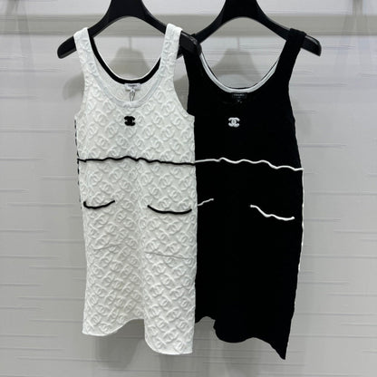 Chanel 25 Monogram Cotton Mini Dress