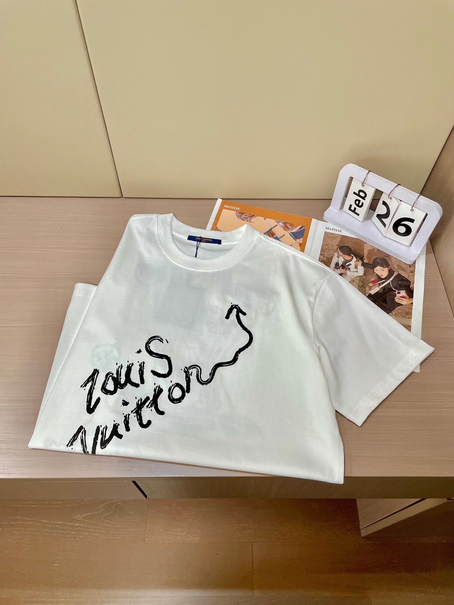LV WHITE COTTON T-SHIRT 239588