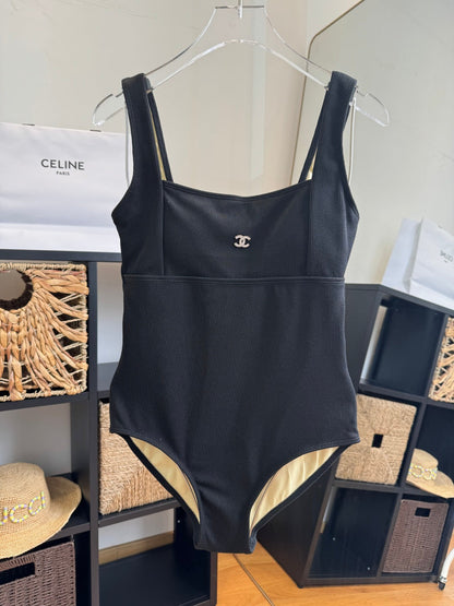 Chanel Bikini Black Cotton 185840