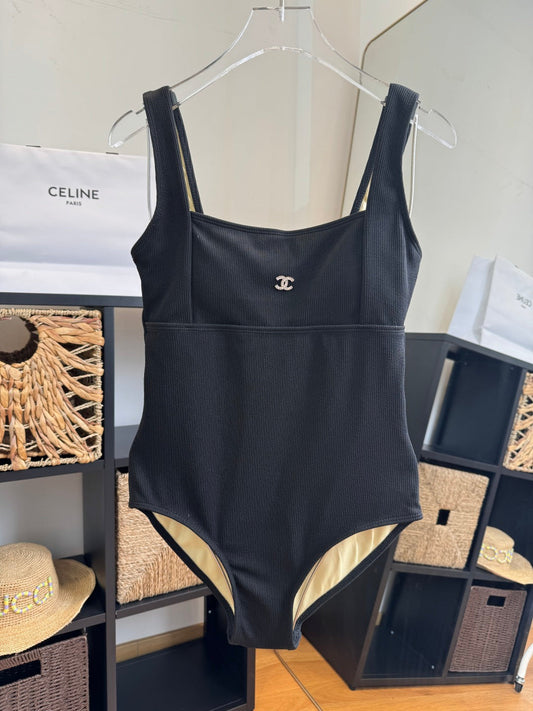 Chanel Bikini Black Cotton 185840
