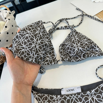 Loewe Bikini Monogram Black Cotton 185846