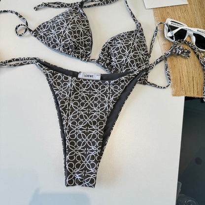 Loewe Bikini Monogram Black Cotton 185846
