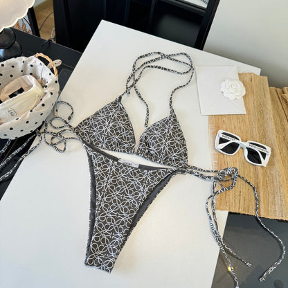 Loewe Bikini Monogram Black Cotton 185846