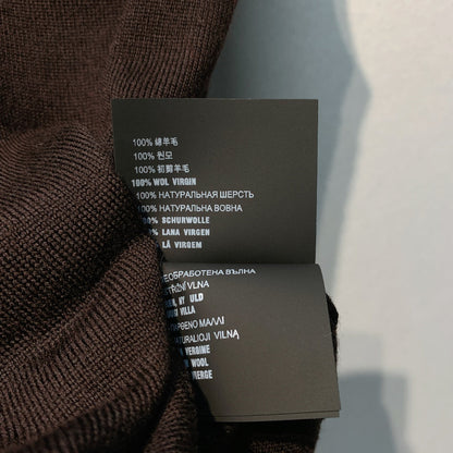 Miu Miu Sweater Vest Dark Brown Wool 342084