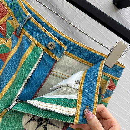 Loewe Pants Multicolor Cotton