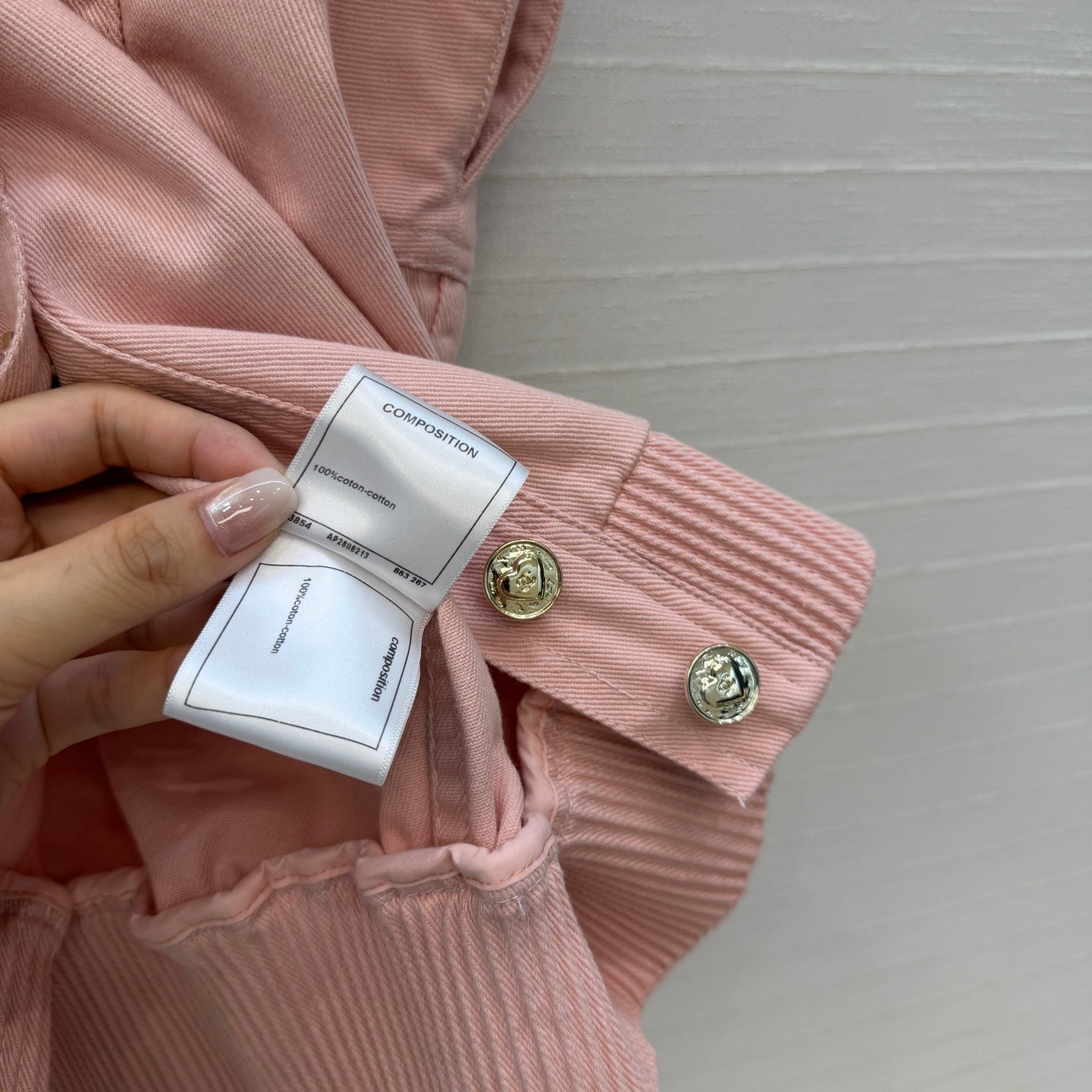CC 26s Vest Jacket Pink Denim 360885