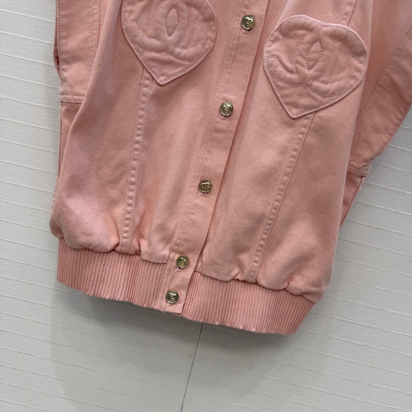 CC 26s Vest Jacket Pink Denim 360885