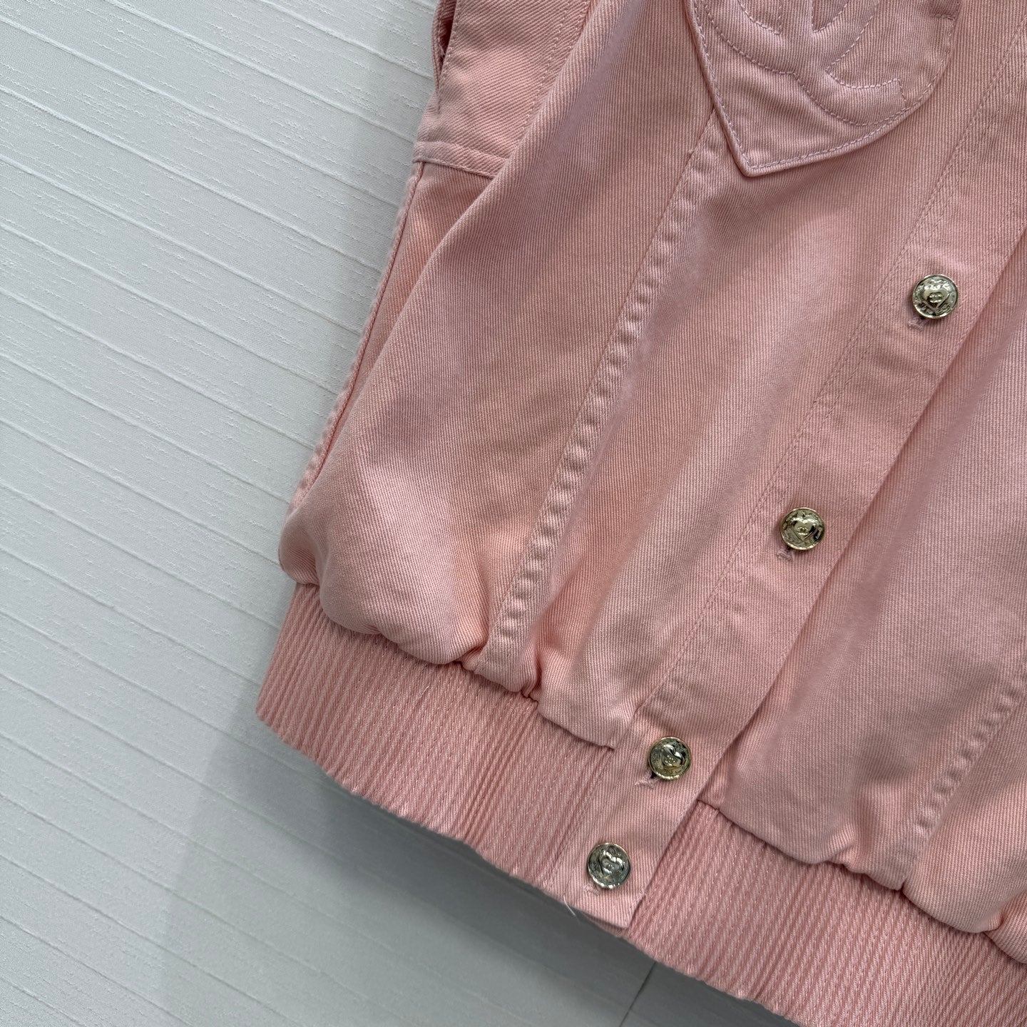 CC 26s Vest Jacket Pink Denim 360885