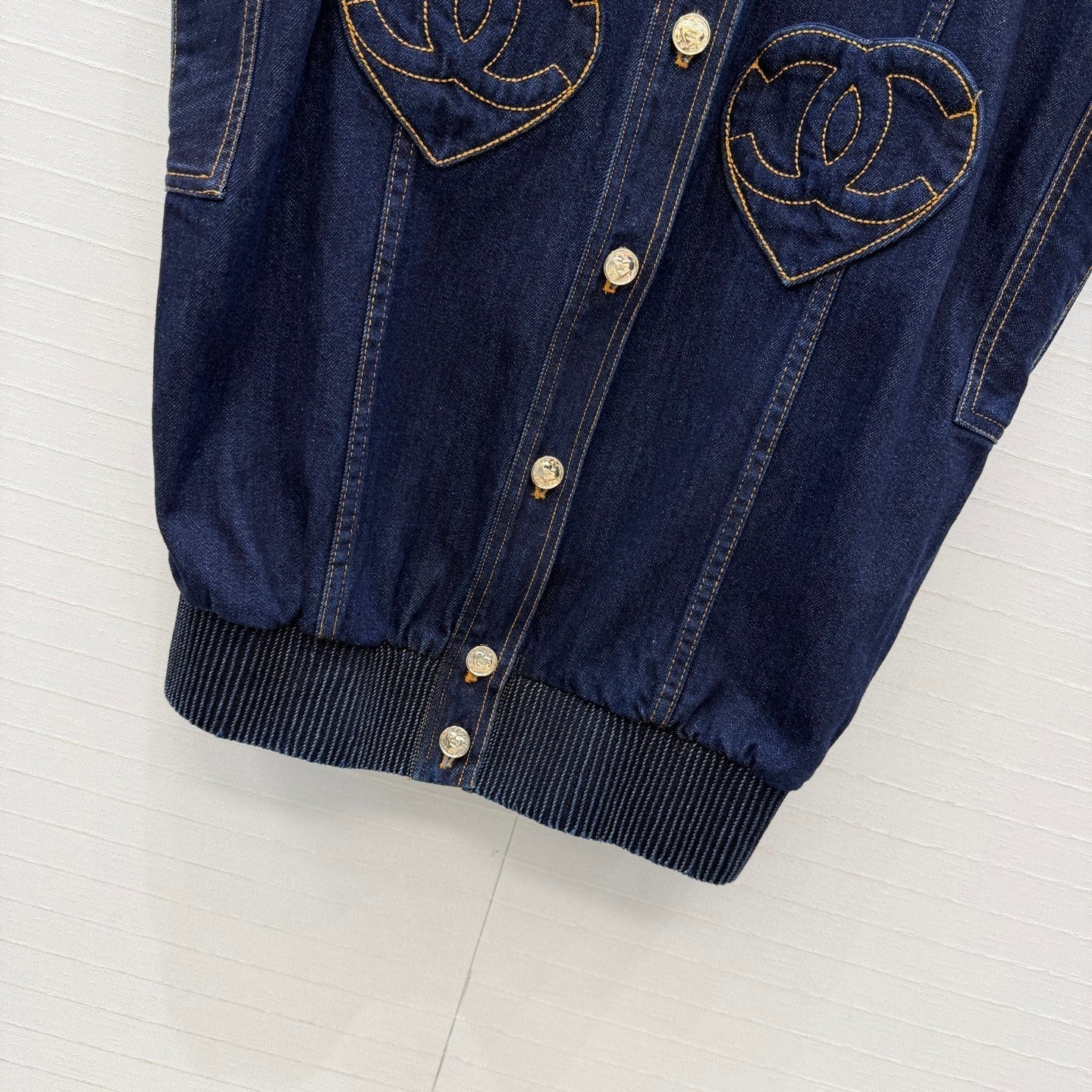 CC 26s Vest Jacket Dark Blue Denim 360879