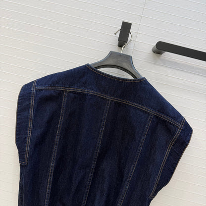 CC 26s Vest Jacket Dark Blue Denim 360879