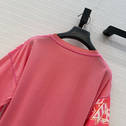 HM "Candy Libris" Long-Sleeve Hot Pink Cotton Tencel