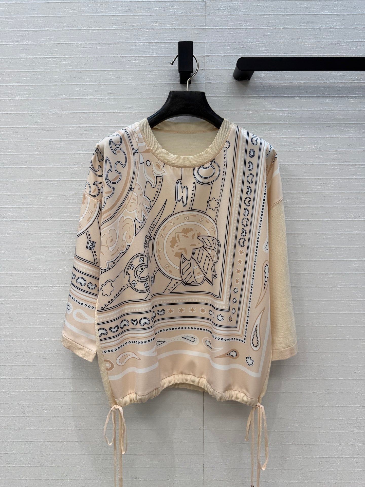 HM "Candy Libris" Long-Sleeve Beige Cotton Tencel