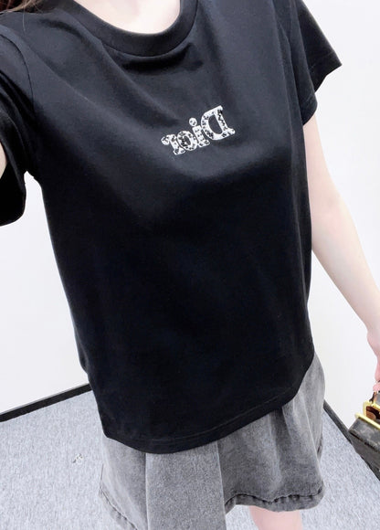 CD SS26 T-Shirt With Logo Cotton 351324