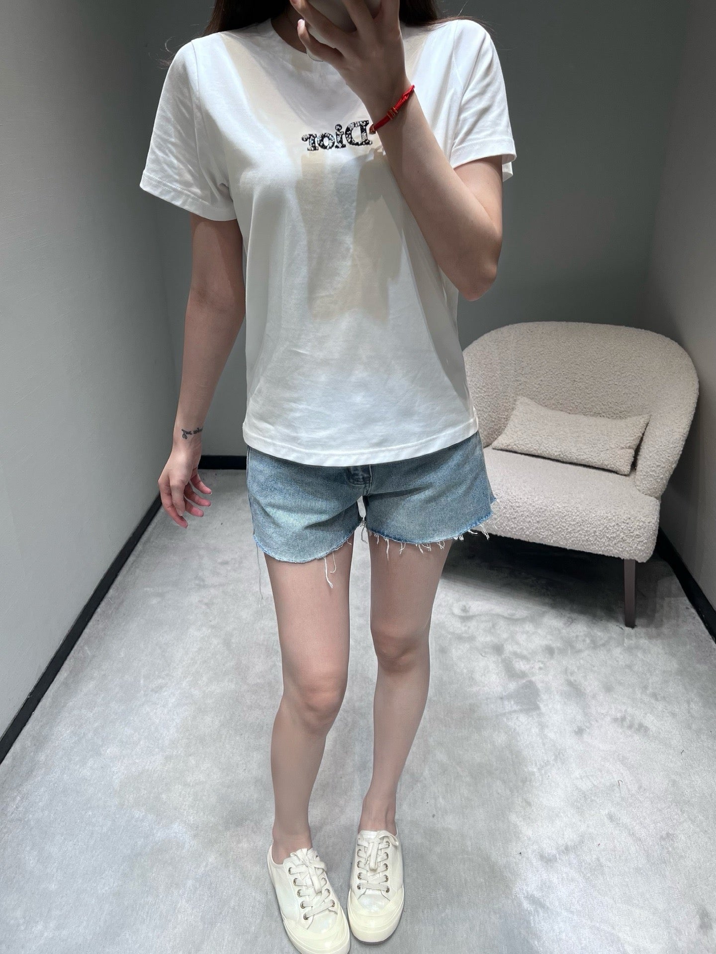 CD SS26 T-Shirt With Logo Cotton 351324