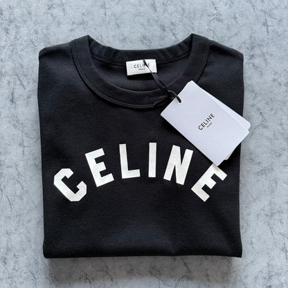 Celine SS26 Slim Fit Short-Sleeve Tee Cotton 350459