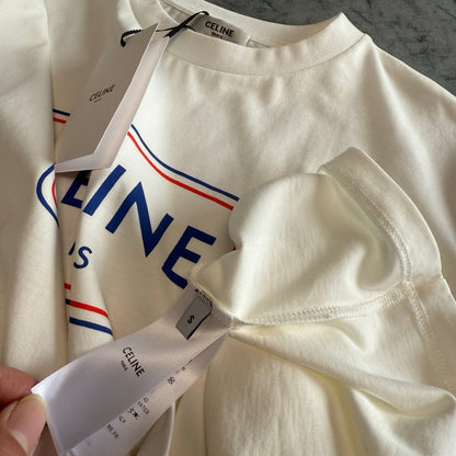 Celine SS26 Print Short-Sleeve Tee Cotton 350471