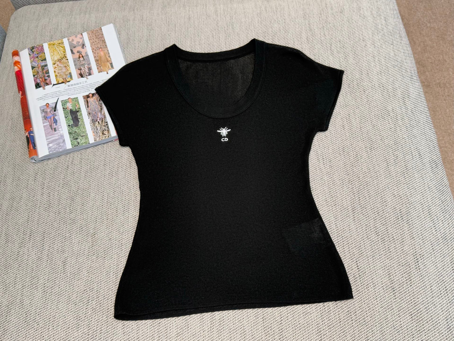 Dior T- Shirt Lenzing Tencel with Mulberry Silk 232713