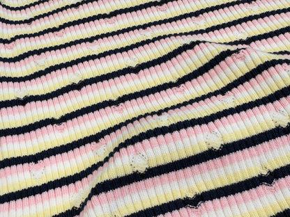 Chanel T- Shirt Pink Yellow mix Black Tencel 232702