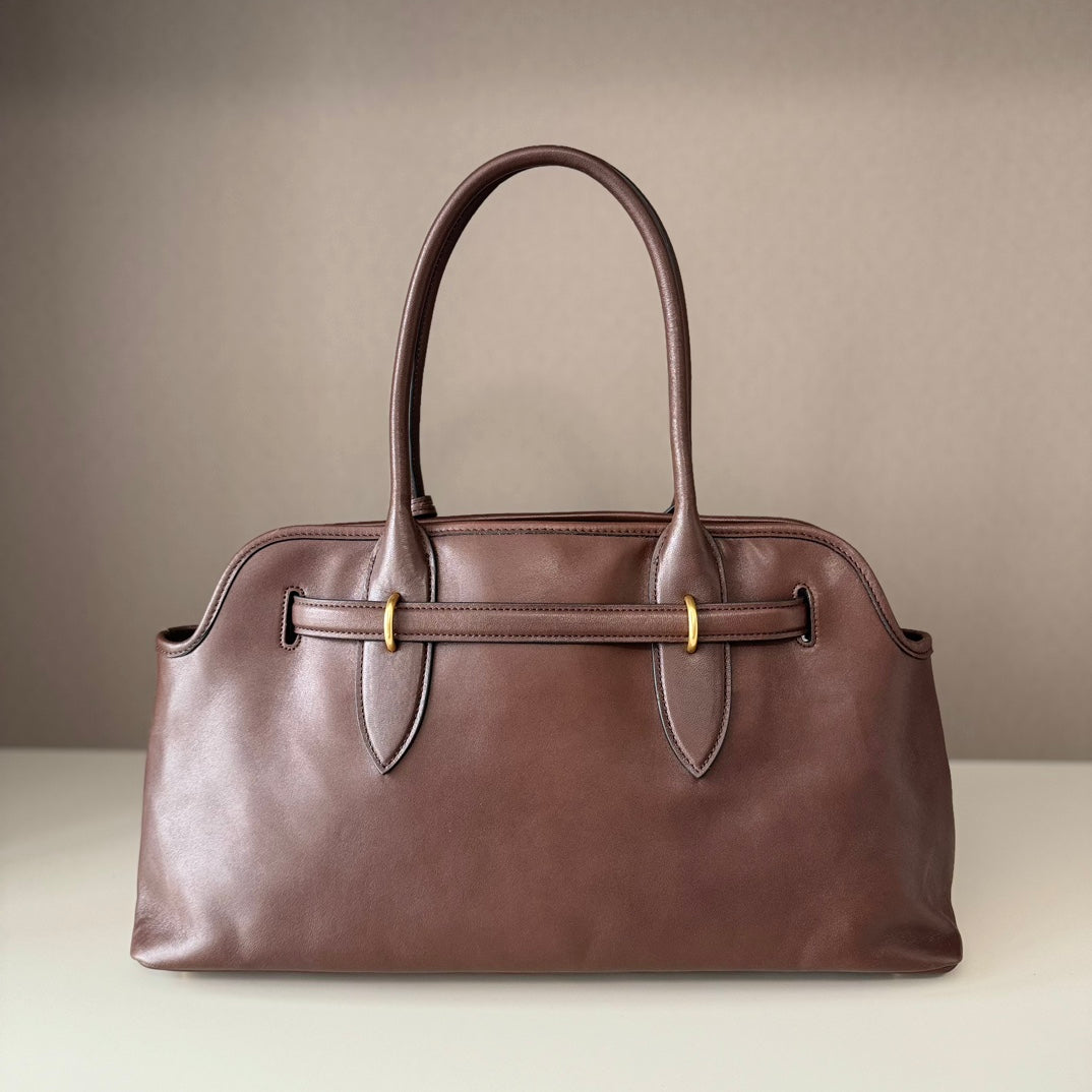 MiuMiu popular vintage tote bag 44cm sheepskin