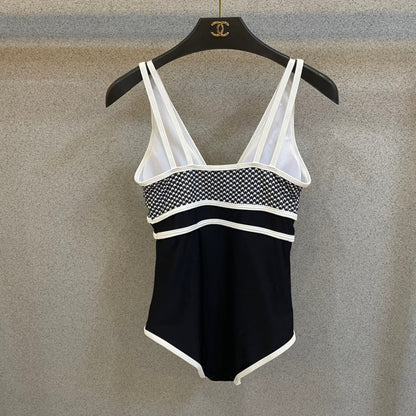 Chanel Swimsuits Black Cotton 180528