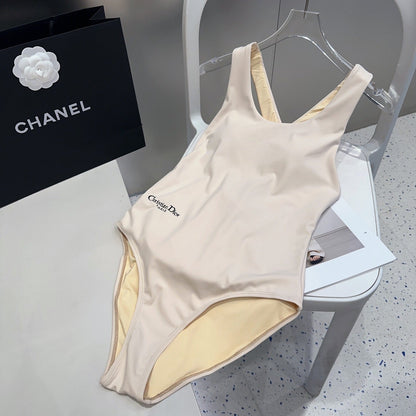 Dior Swimsuits Beige Nylon Polyester 180531