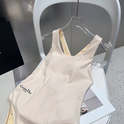 Dior Swimsuits Beige Nylon Polyester 180531