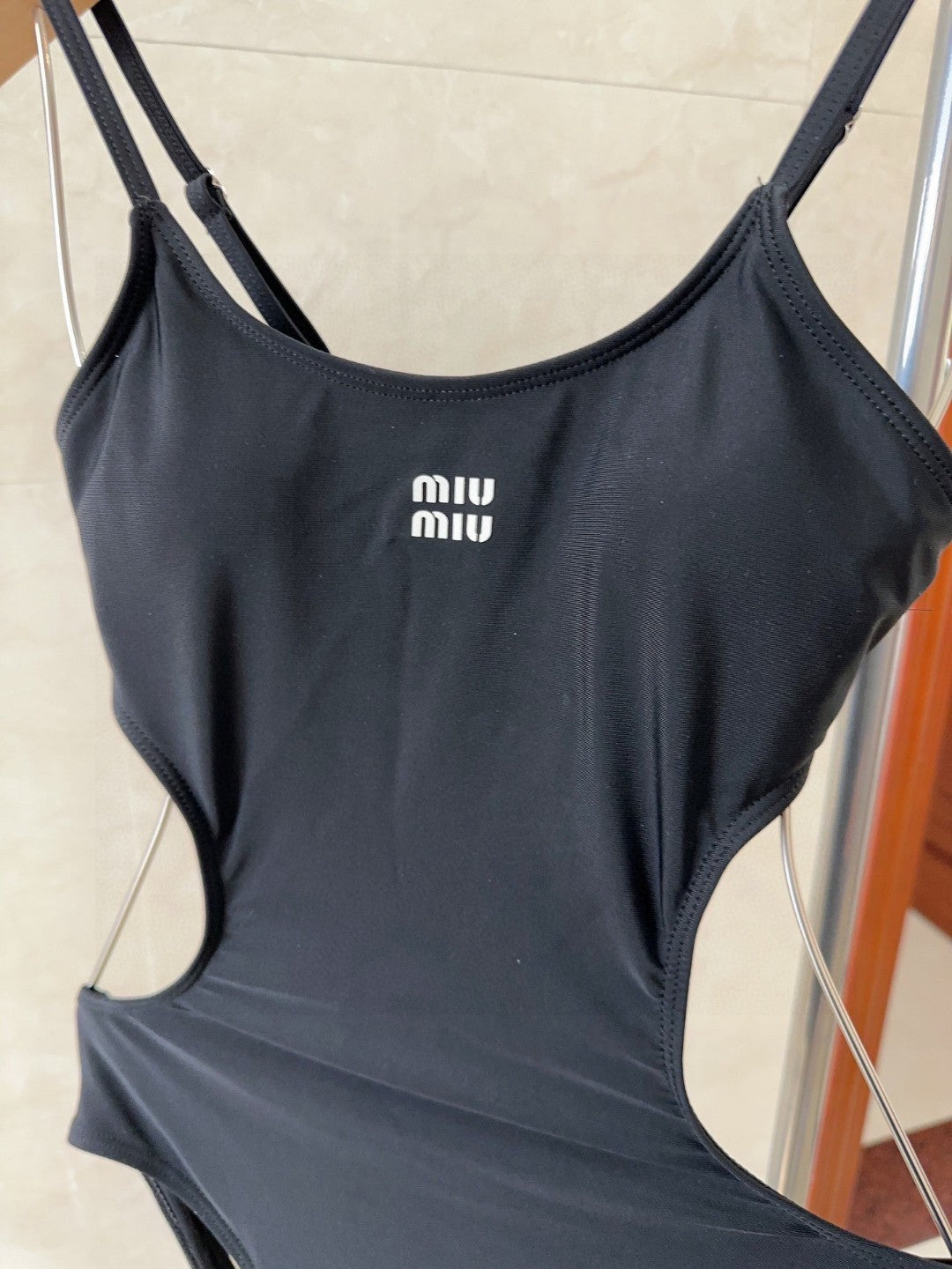Miu Swimsuits Black Cotton 180534