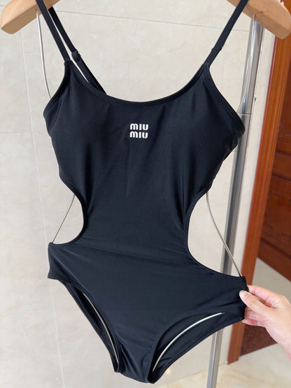 Miu Swimsuits Black Cotton 180534